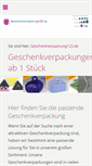Mobile Screenshot of geschenkverpackung123.de